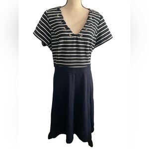 Women’s City Chic plus size A line dress 18 Nordstrom’s nautical striped